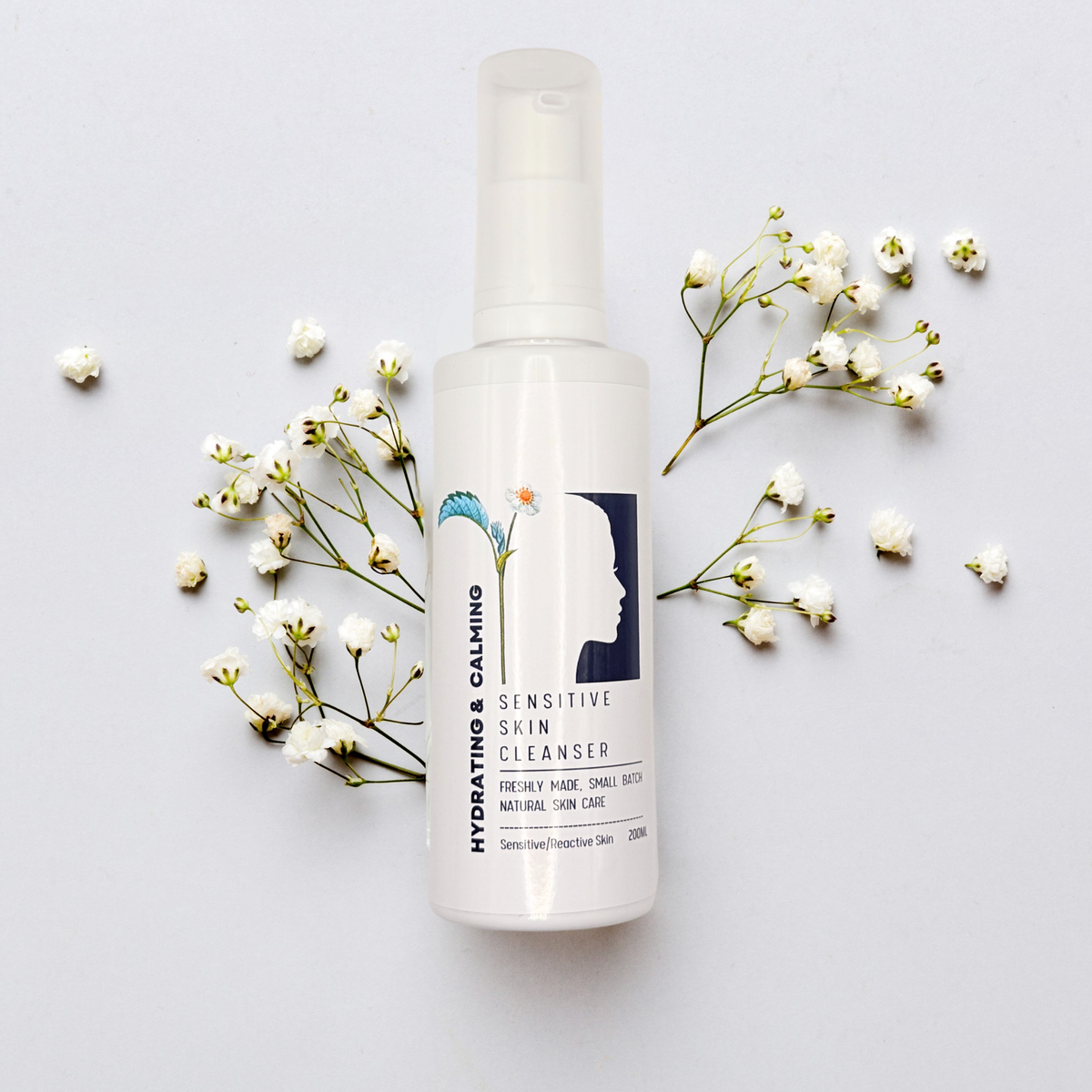 Sensitive Skin Cleanser - Foaming Pump or Rinse off Micellar Water Options